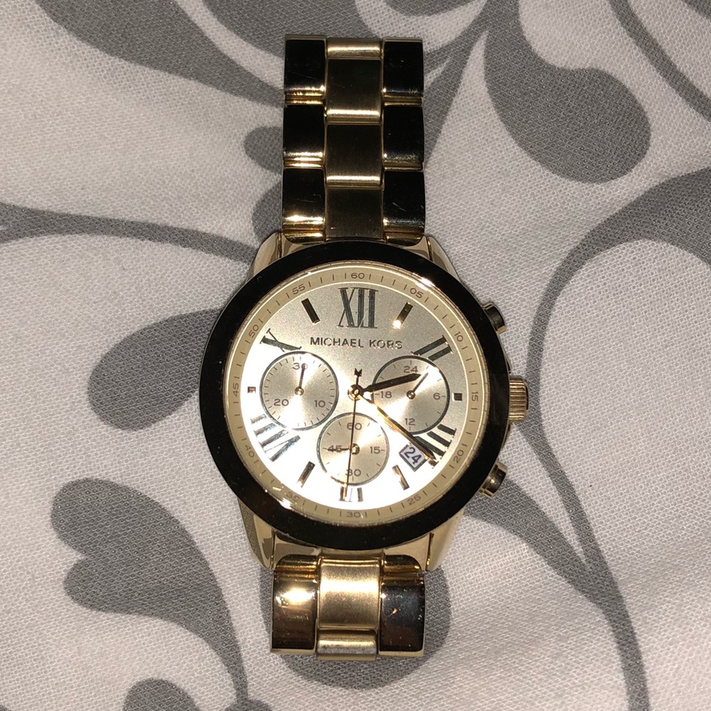 Michael Kors Gold Tone MK5777 Bradshaw Watch
